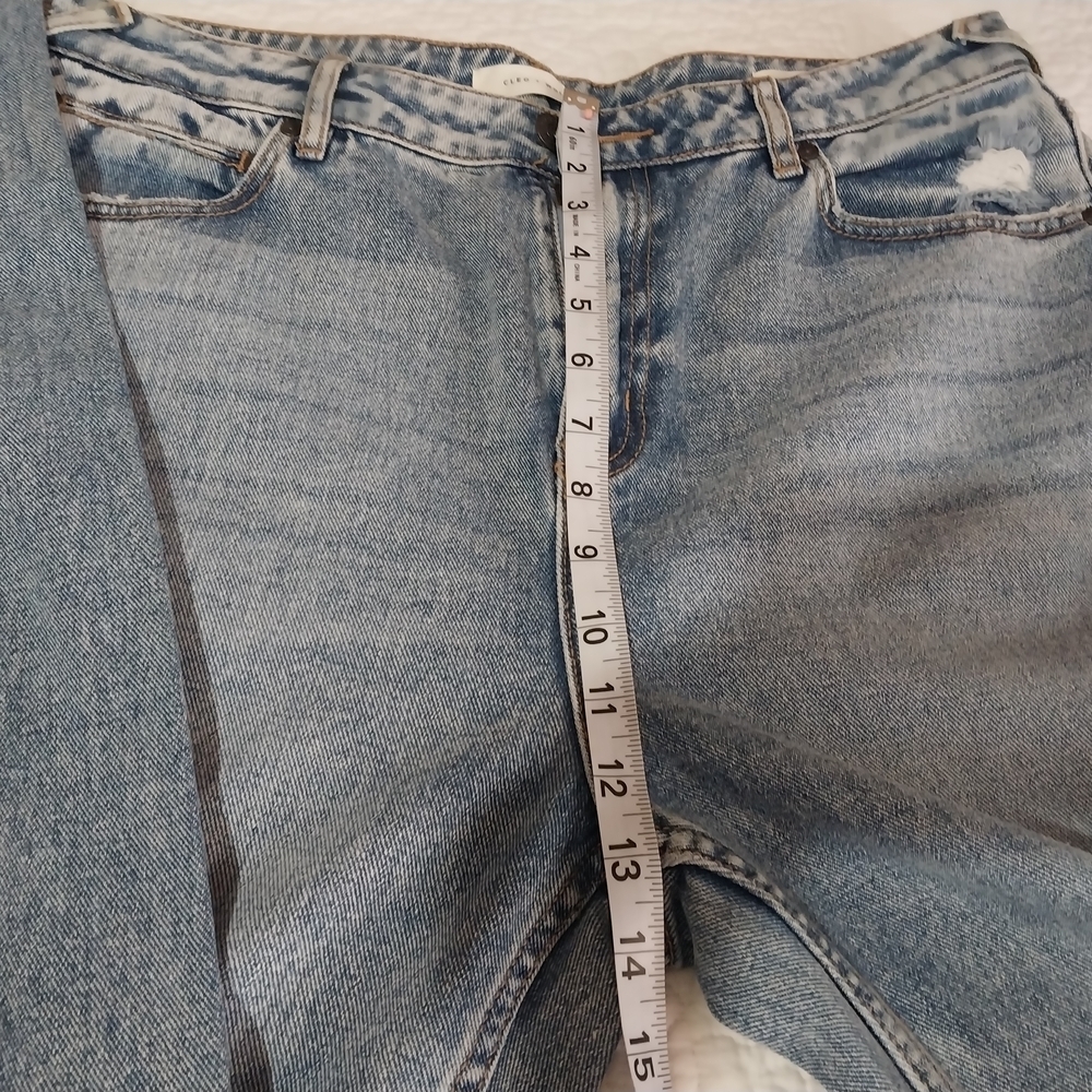 CLEO -WOLF Men's Cotton Relaxed Blue Denim Jeans Size 31-32 NWT - Picture 12 of 12